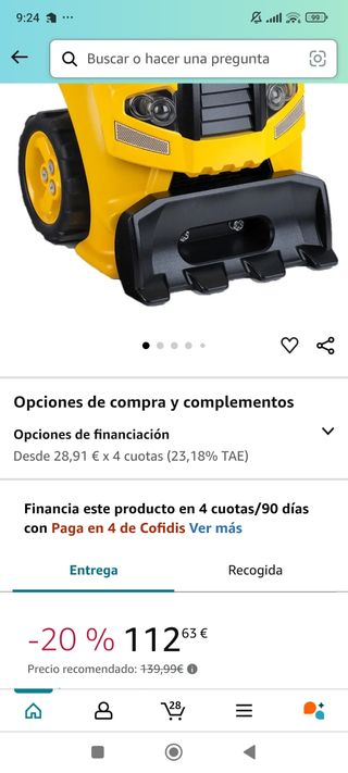 MOTOR TRACTOR CAT NIÑOS 