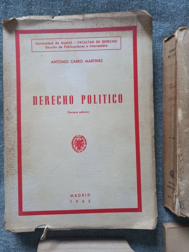 Lote de 4 libros de Derecho (1964 - 1966)