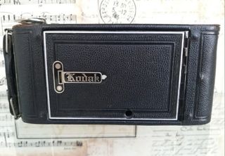 Antigua Cámara Fuelle Kodak no 1 serie III Compur