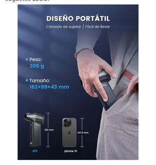 Soplador aire comprimido portátil