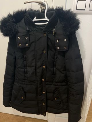 Abrigo plumas Zara