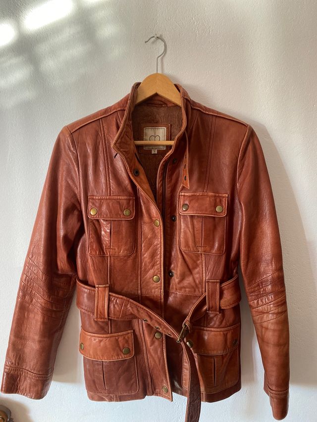 Cazadora de piel ovina