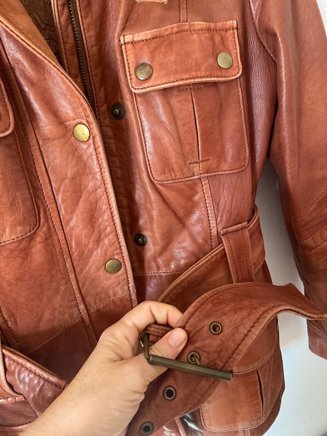 Cazadora de piel ovina