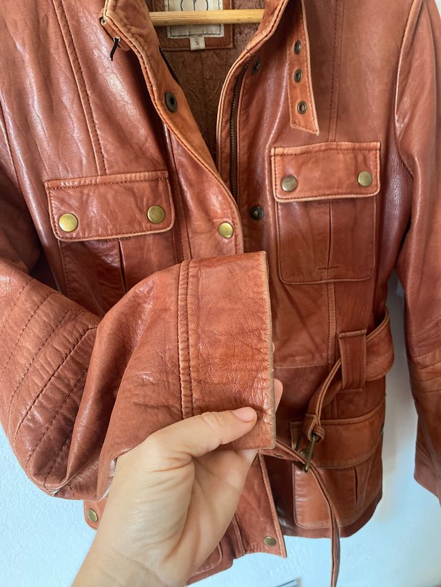 Cazadora de piel ovina