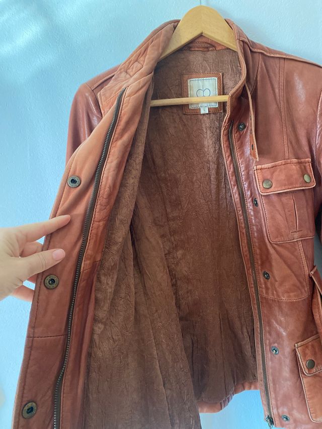 Cazadora de piel ovina