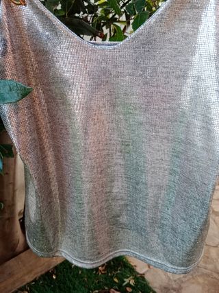 Lencero Cadena Metalizado Plata