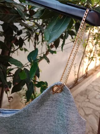 Lencero Cadena Metalizado Plata