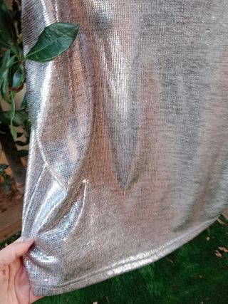 Lencero Cadena Metalizado Plata