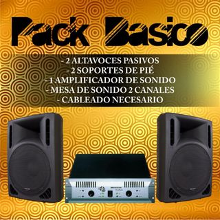 Equipo de sonido e iluminacion 