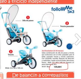 Imaginarium Bici de paseo evolutiva De 6 a 54meses