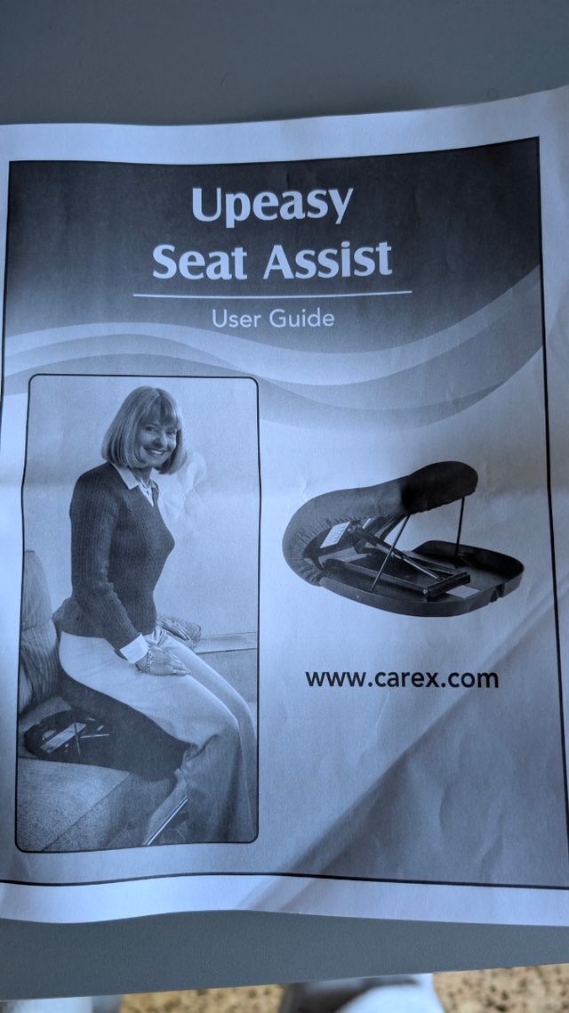 Ayuda para levantarse, asiento asistido