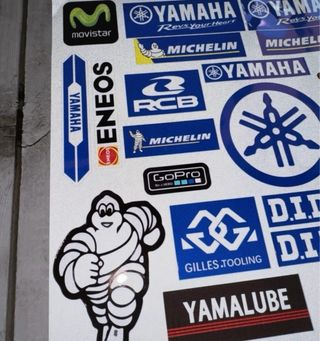 PACK PEGATINAS YAMAHA MOTO R1 R2 R6 JOG AEROX YZF