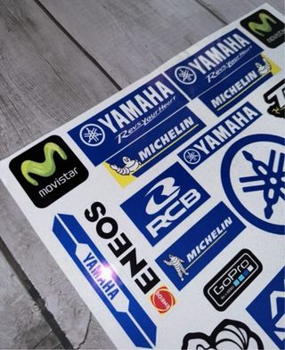 PACK PEGATINAS YAMAHA MOTO R1 R2 R6 JOG AEROX YZF