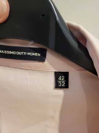 Camisa tela Oxford rosa
