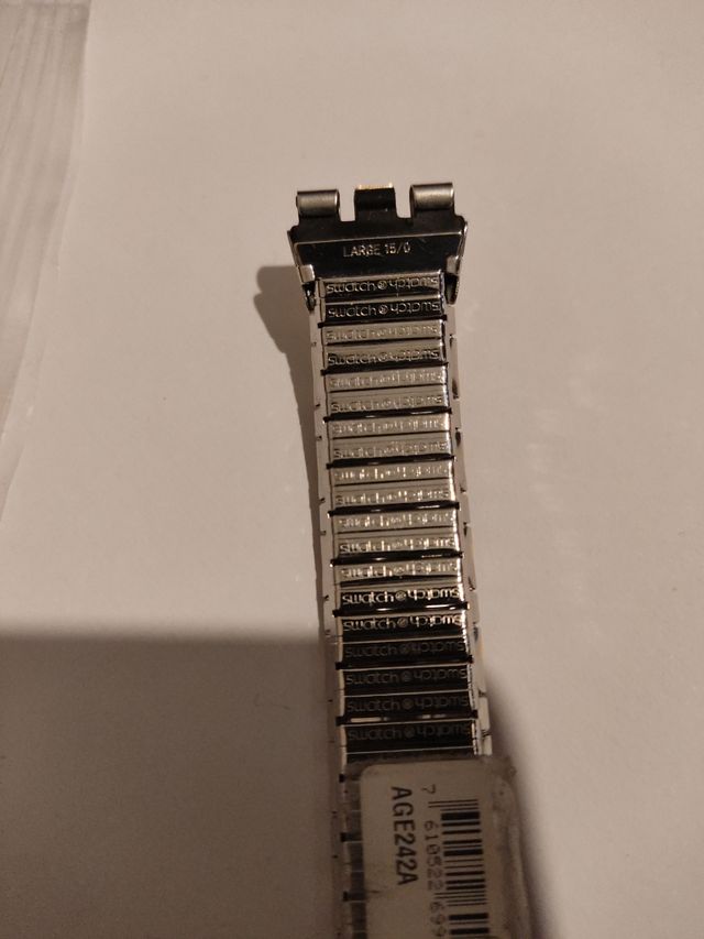 Cadena para reloj marca Swatch exte 17mm