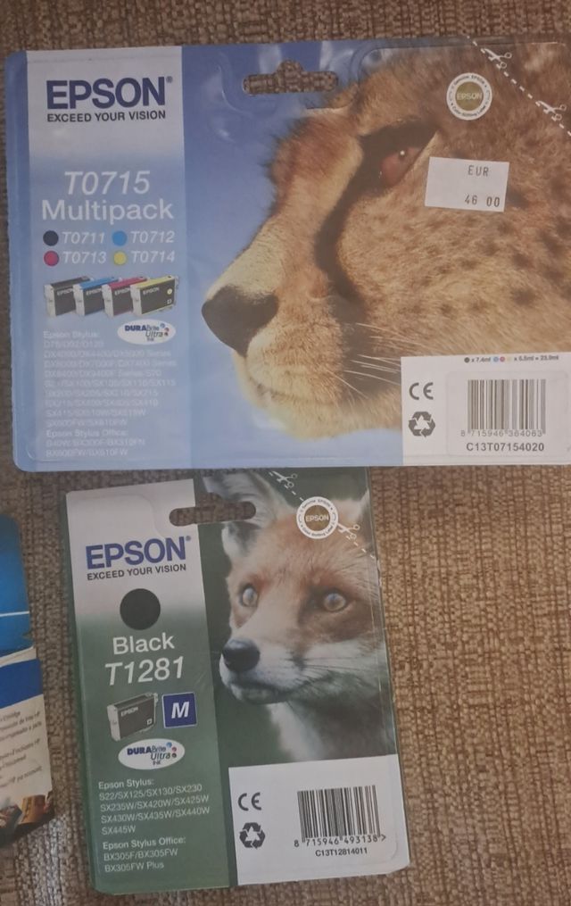 Cartuchos Epson caducados