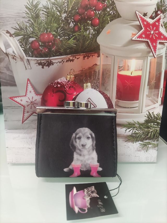 Portamonete con cucciolo