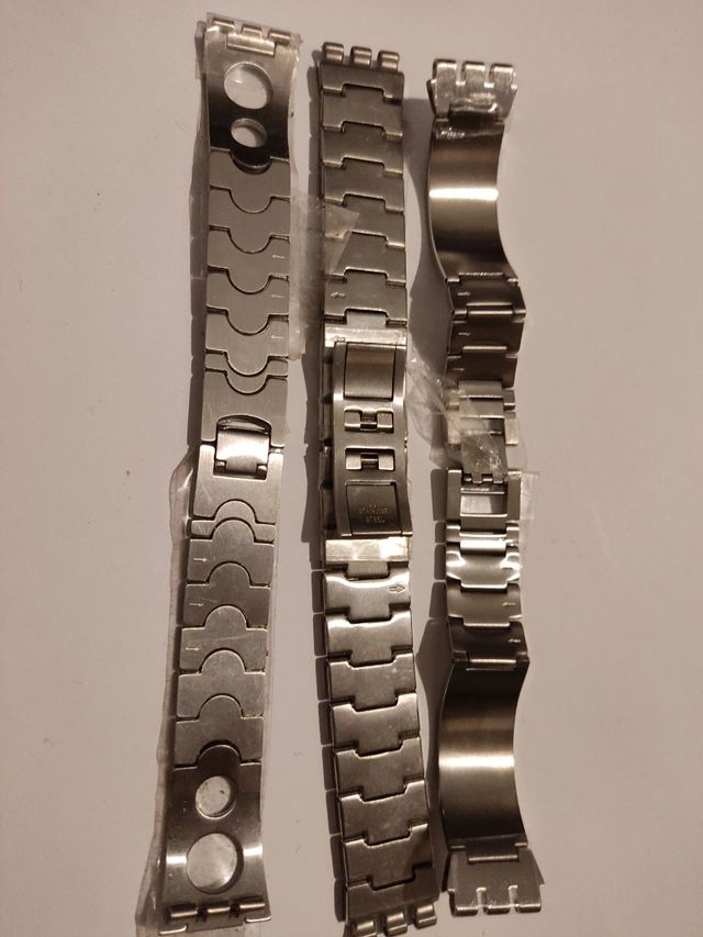 Cadena para reloj marca Swatch 17 mm.Otra de 16.5