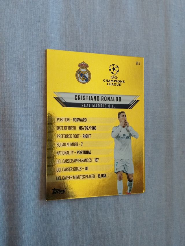 Cristiano Ronaldo legend gold Edge editi