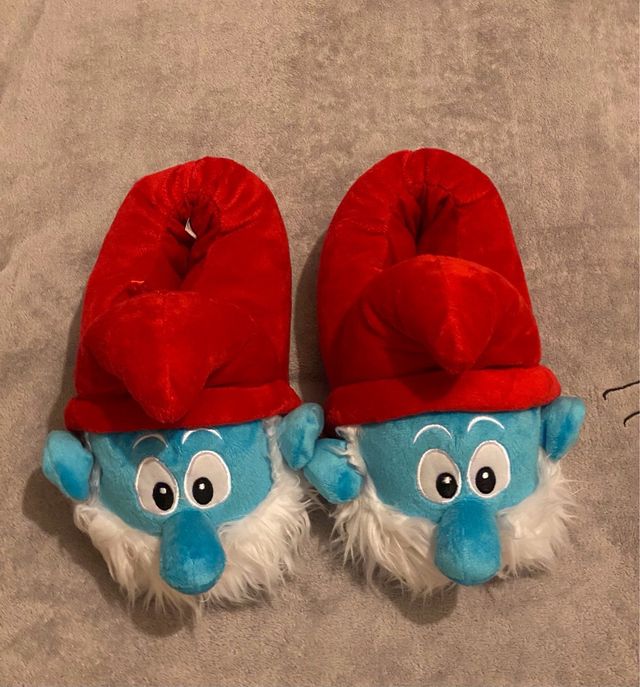 Zapatillas para hombre The Smurfs, talla 42, usadas como nuevas