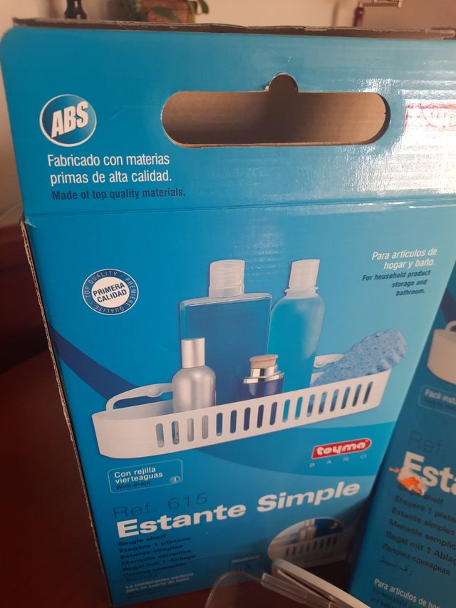 ♦️2 ESTANTERÍAS BAÑO METRACRILATO nuevas .