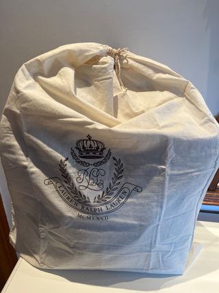 Ralph Lauren: Bolso piel verde talla grande