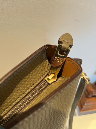 Ralph Lauren: Bolso piel verde talla grande