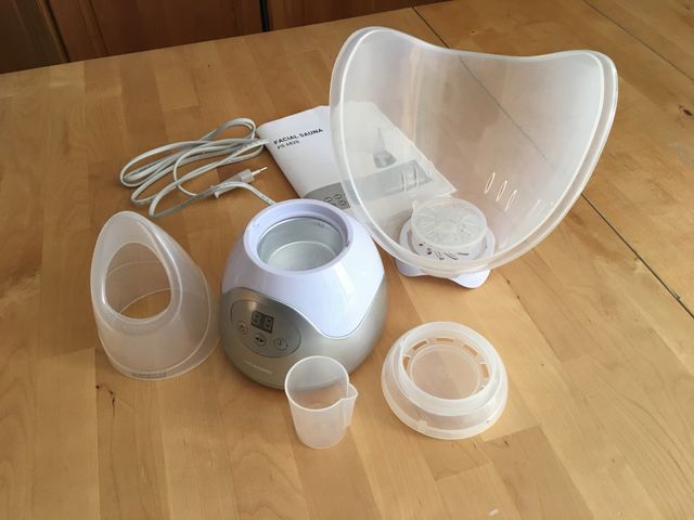 Sauna facial. Máquina vapor para cutis. Como nueva