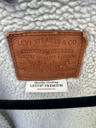 Chaqueta Vaquera Levi’s borreguillo gris