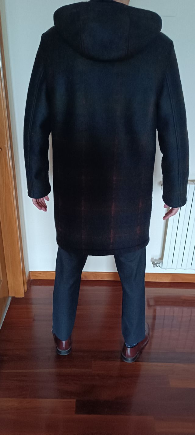 Chaquetón lana neopreno Purificación García