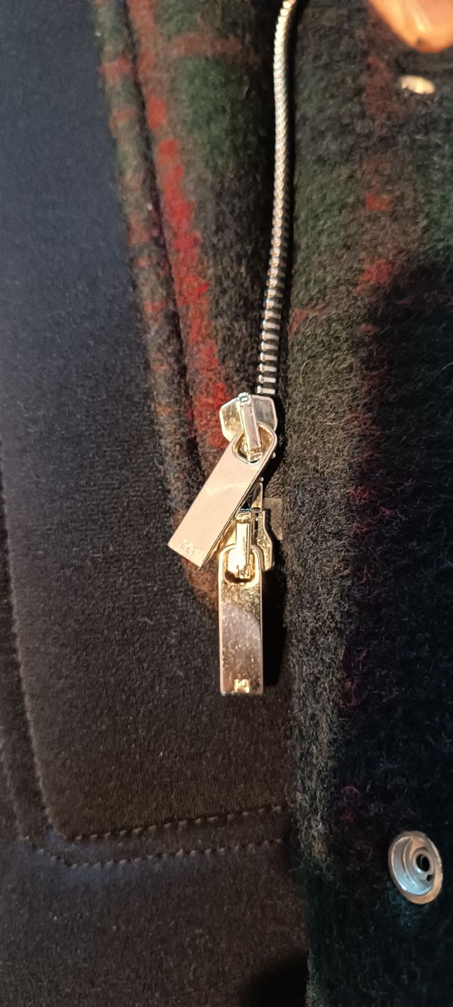 Chaquetón lana neopreno Purificación García