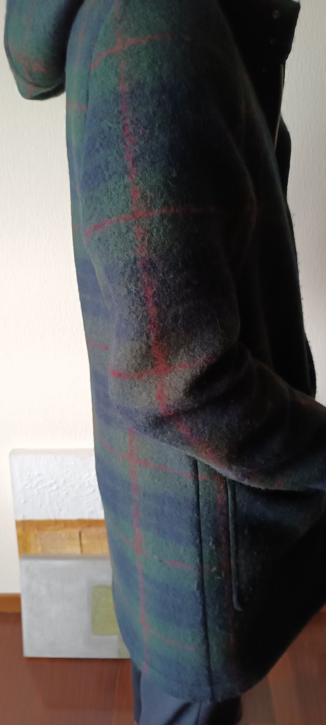 Chaquetón lana neopreno Purificación García