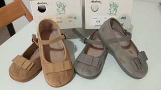 Se vende zapato de niña número 23.