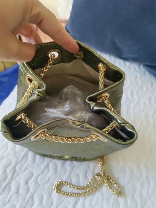 Bolso bombonera verde 