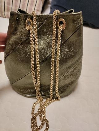 Bolso bombonera verde 