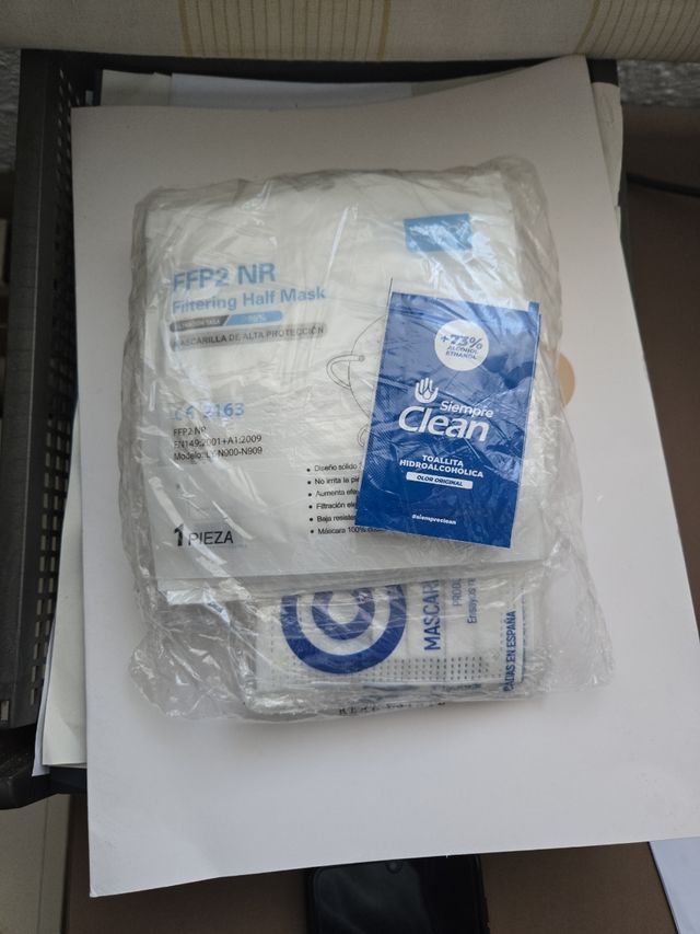 Pack mascarillas FP2 y IIR