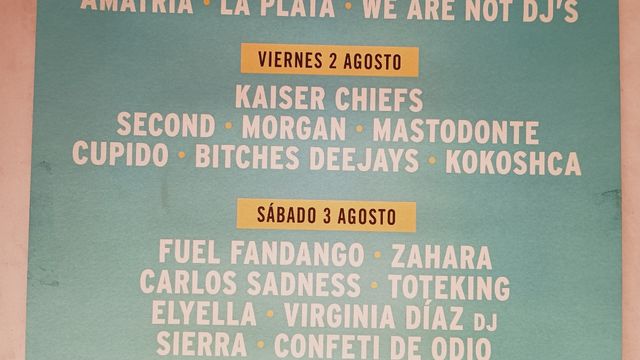 CARTEL SANTANDER MUSIC FESTIVAL 2019