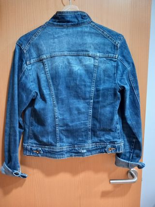 Cazadora tejana azul