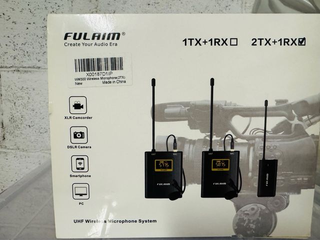 FULAIM WM300 Microfono Lavalier Wireless