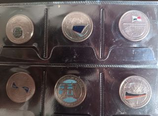 Colección completa Monedas " Canal del Panamá "