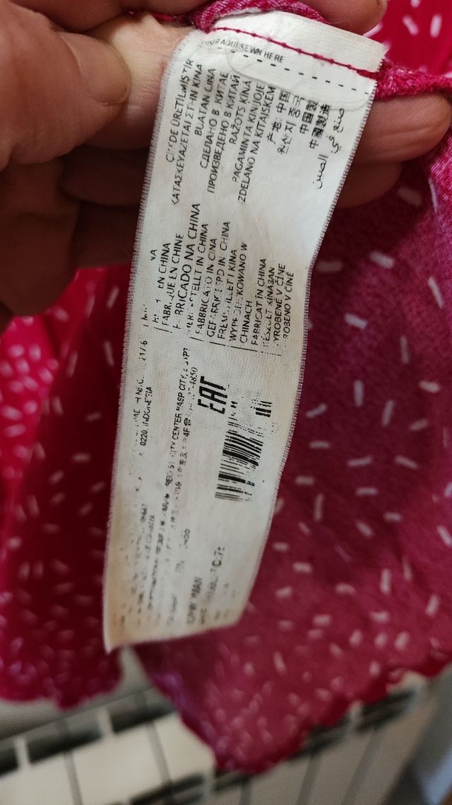 Vestido de manga corta Mango