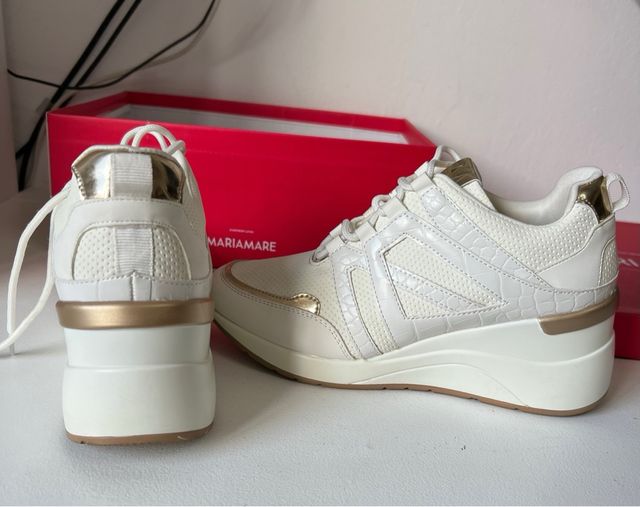 Zapatillas blancas mujer de mariamare bambas