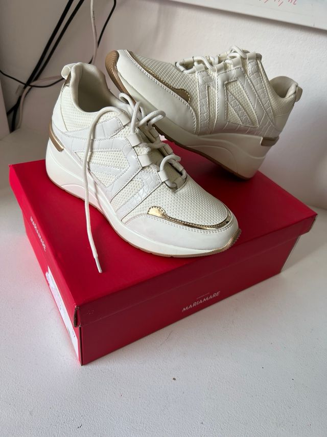 Zapatillas blancas mujer de mariamare bambas