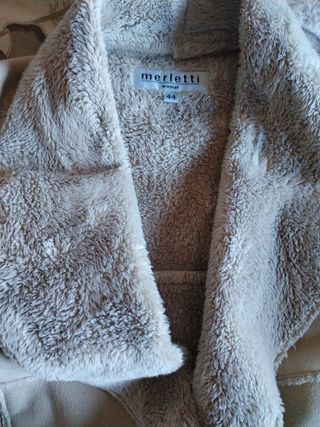 Abrigo beige largo 