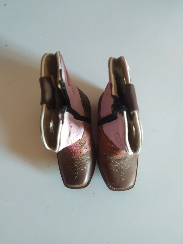 Botas de cuero original para niña