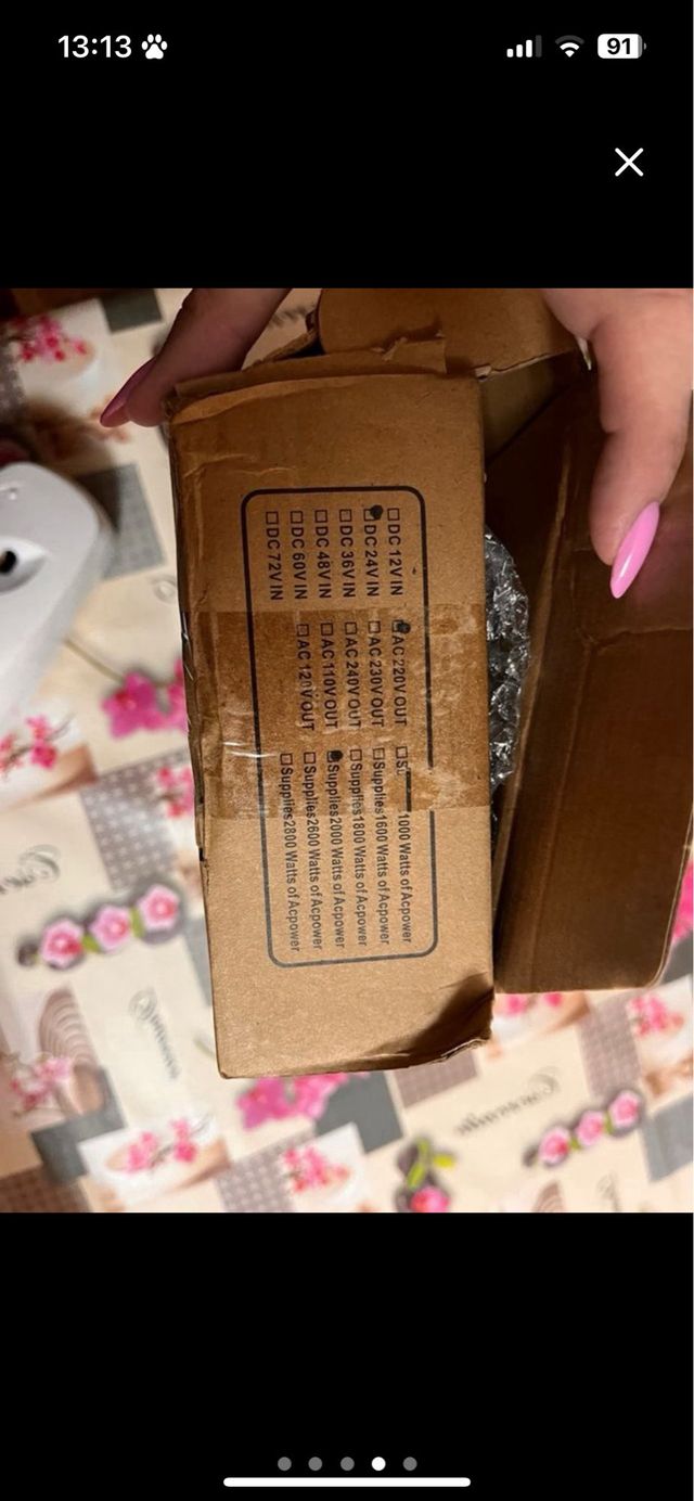 Convertidor de 24v a 220v 2000w