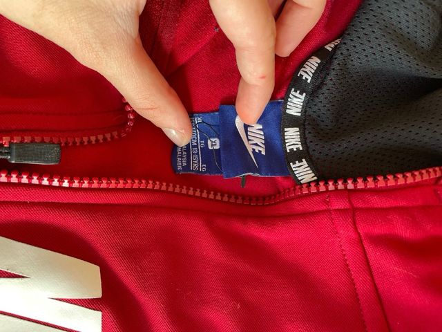 Sudadera roja de nike