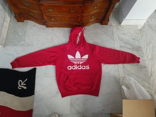 Sudadera roja Adidas Talla L