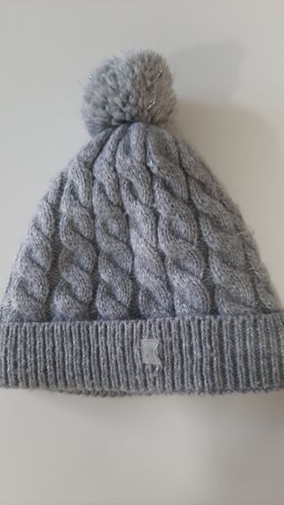 Juego gorro y braguita de cuello niña