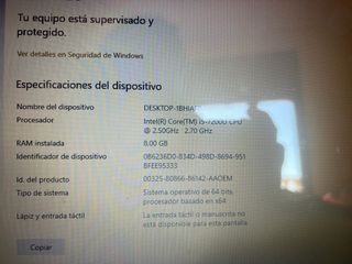 Portatil hp gris intel core i5 7ª Gen